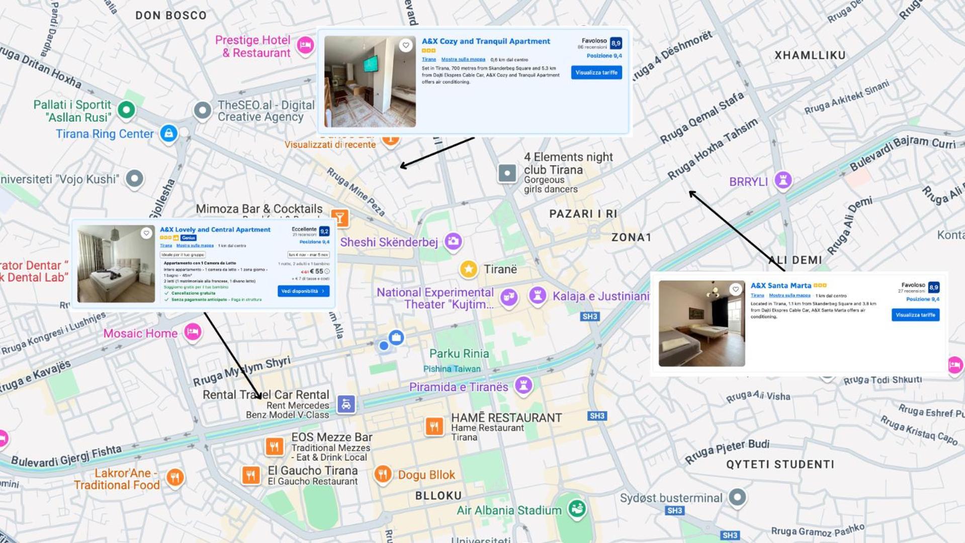 A&X Cozy And Tranquil Apartment - 24H Self Check-In Тирана Экстерьер фото